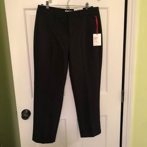 Elle pants; skinny ankle mid rise, size 6